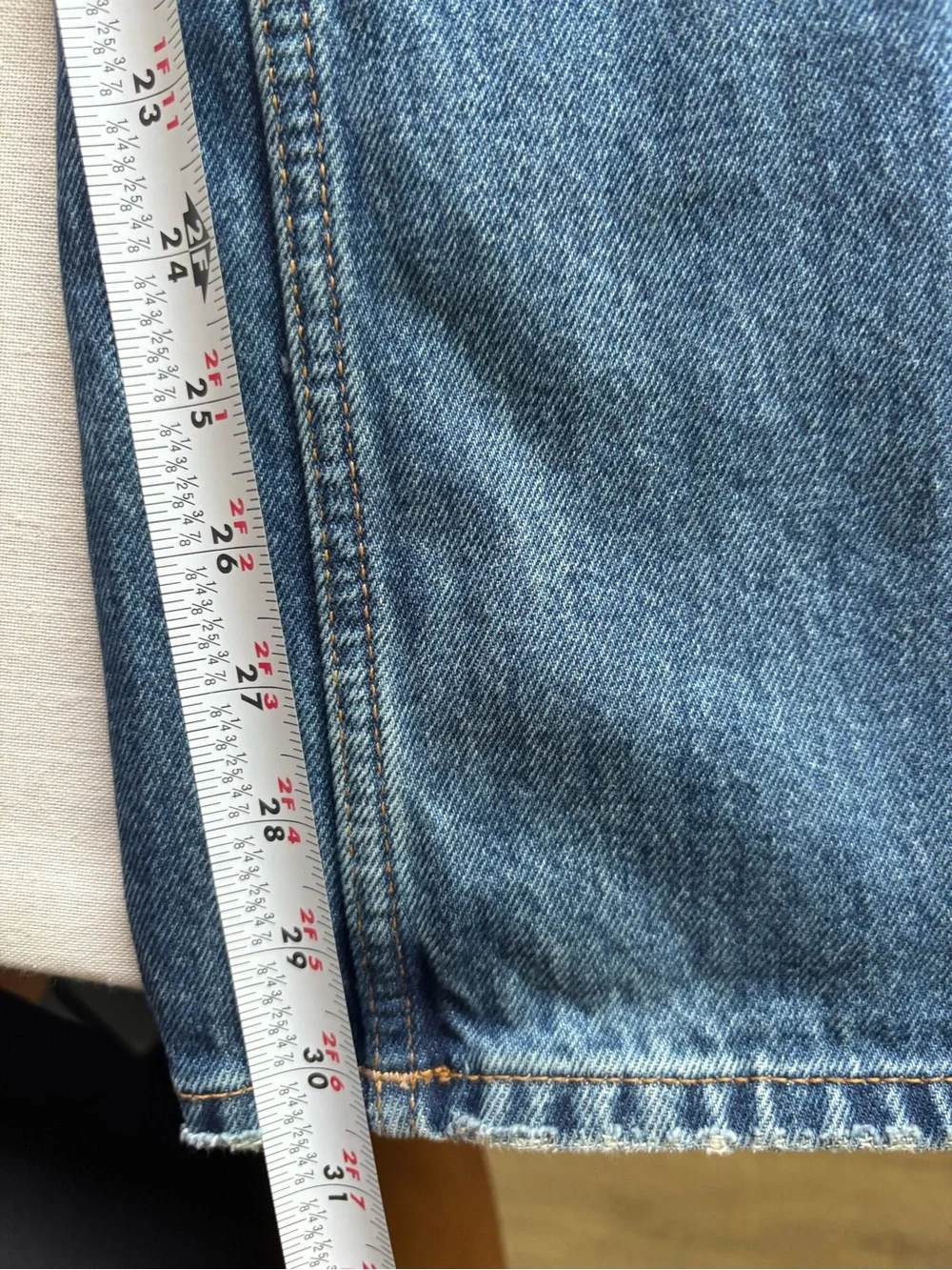 Free People High Rise Holly Bootcut Full Length Jeans Medium Wash Size 26